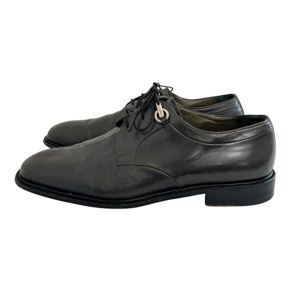 Moreschi Mens Size 10 Gray Leather Lace Up Oxford main image 7